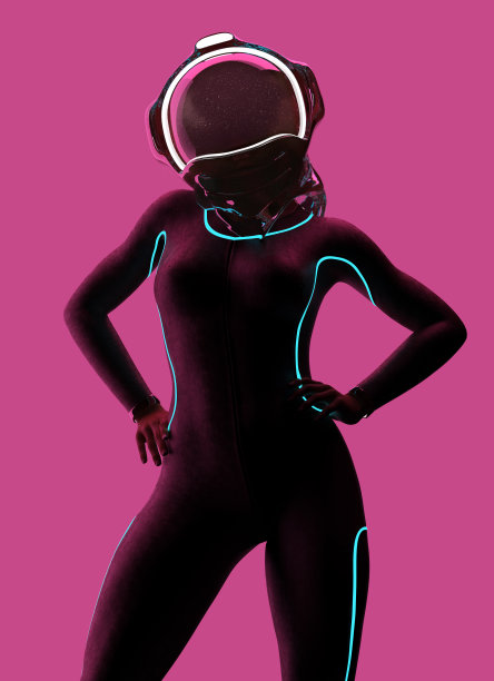 未来时尚和头盔图片下载