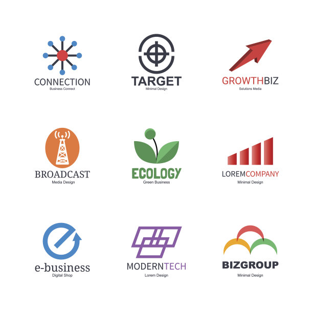 抽象的标志设计图片下载