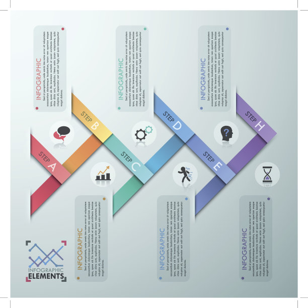 摘要信息图形模板设计图片下载