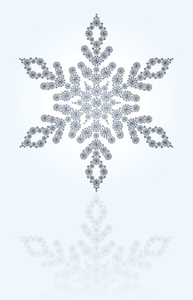 钻石雪花在冰的背景图片下载