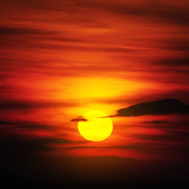 美丽的日落图片下载