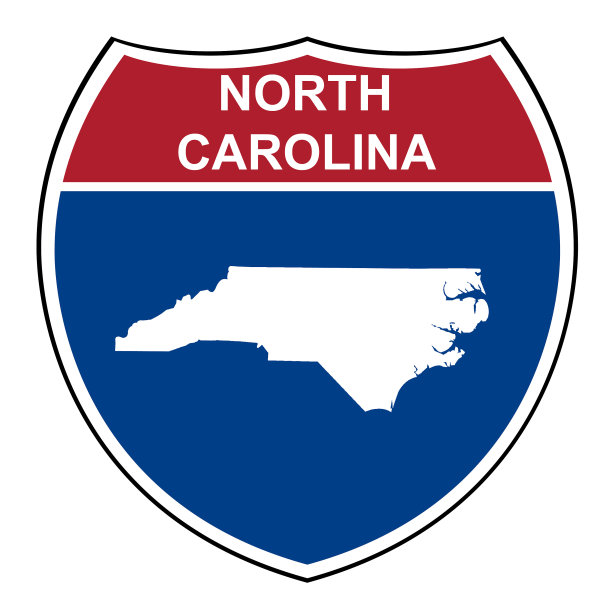 北卡罗来纳州州际公路盾图片下载