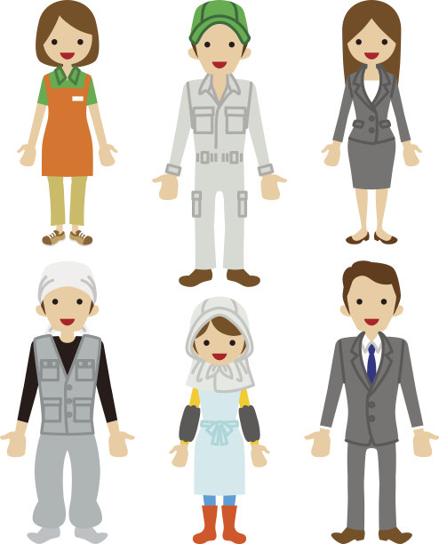 工人字符集图片下载