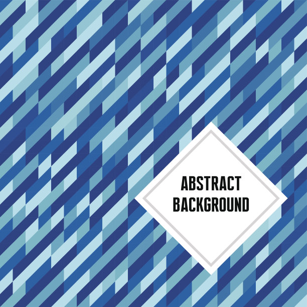 抽象的几何背景在蓝色。抽象矢量模式图片下载