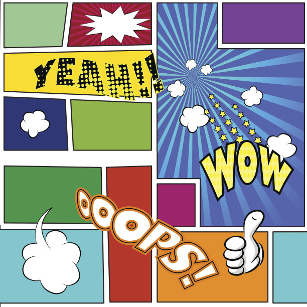 漫画书模板图片下载