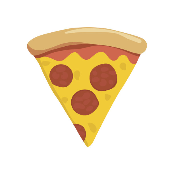 一片意大利辣香肠披萨图片下载