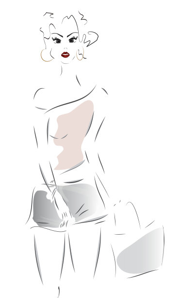 时尚女性购物图片下载