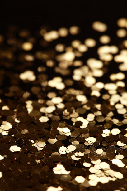 圣诞新年金灿灿背景。假日抽象结构图片下载