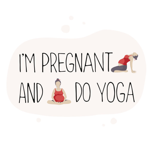 孕妇瑜伽广告海报。图片下载