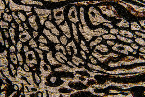 老虎印花布图片下载