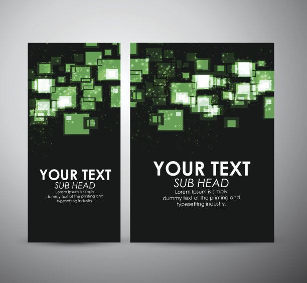 抽象的绿色广场。图形资源设计模板。图片下载