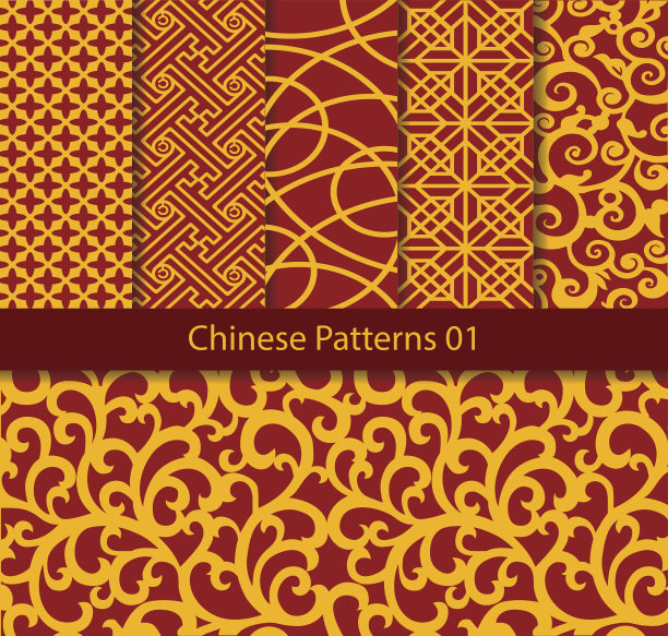 中国传统图案合集矢量素材素材图片
