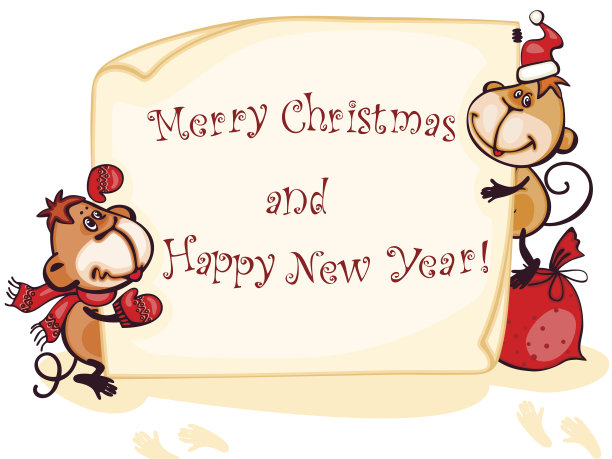 明信片2016只猴子图片下载