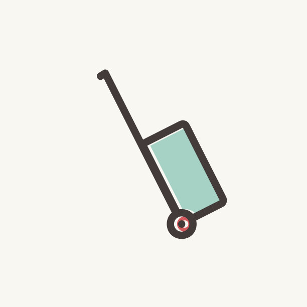 行李承运人细线图标图片下载