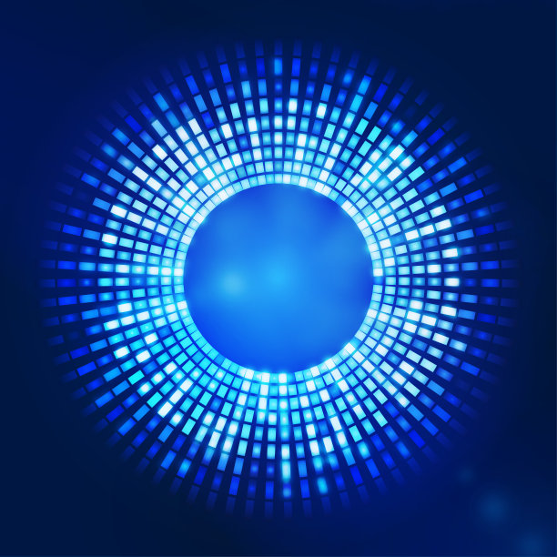 抽象背景发光像素图片下载