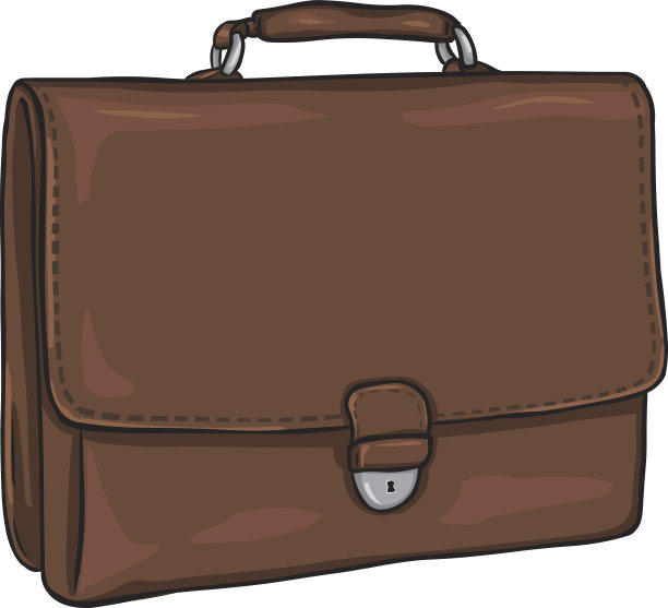 矢量动画公文包图片下载