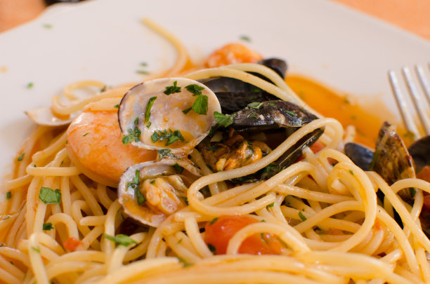 海鲜意大利面图片下载