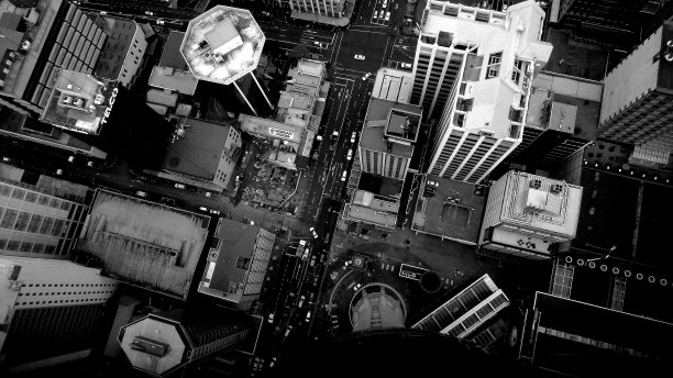 奥克兰(黑白)图片下载