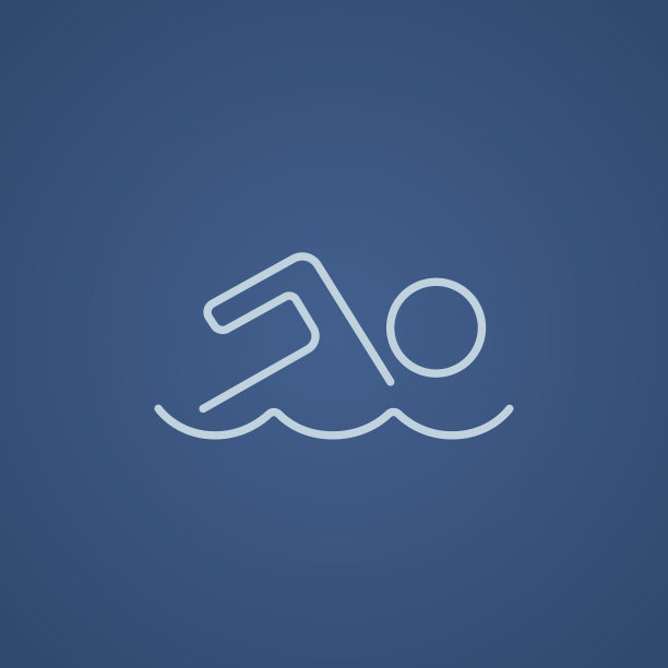 游泳者行图标图片下载