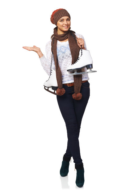 邀请去溜冰场的女人图片下载