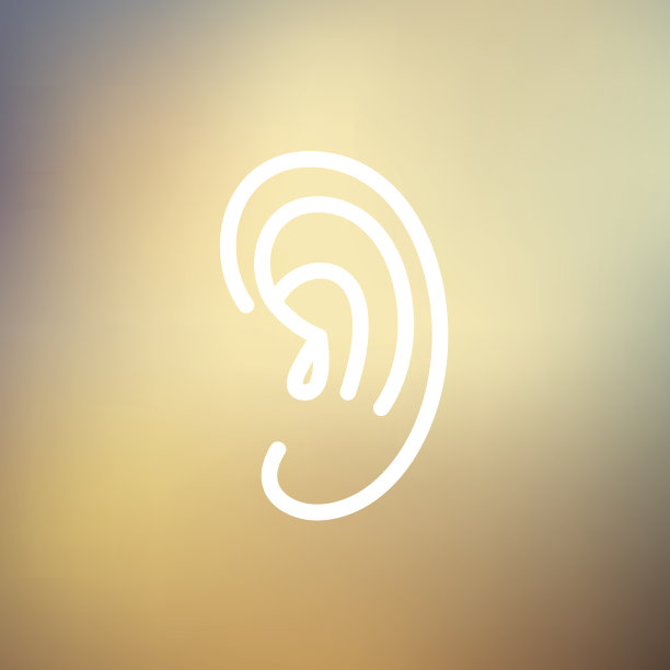 人耳细线图标图片下载