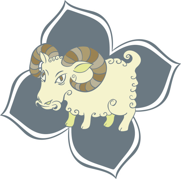 十二生肖中的山羊图片下载