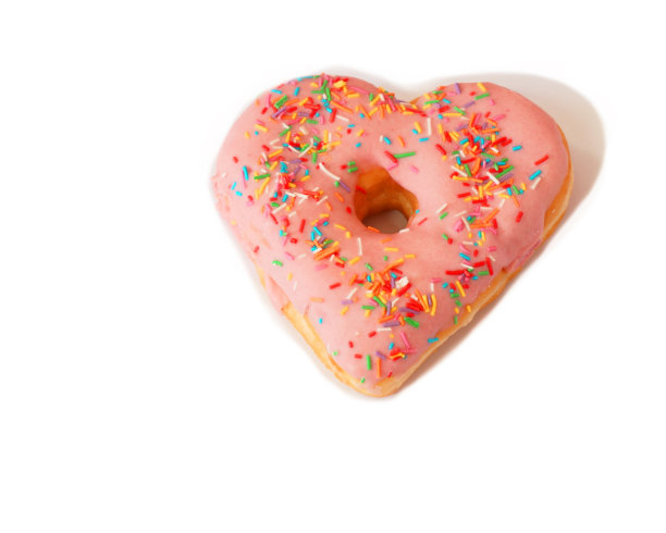 甜甜圈孤立图片下载