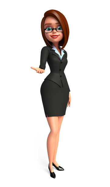 年轻的商业女性图片下载