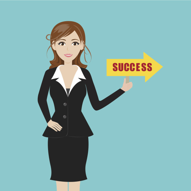 成功的女商人图片下载