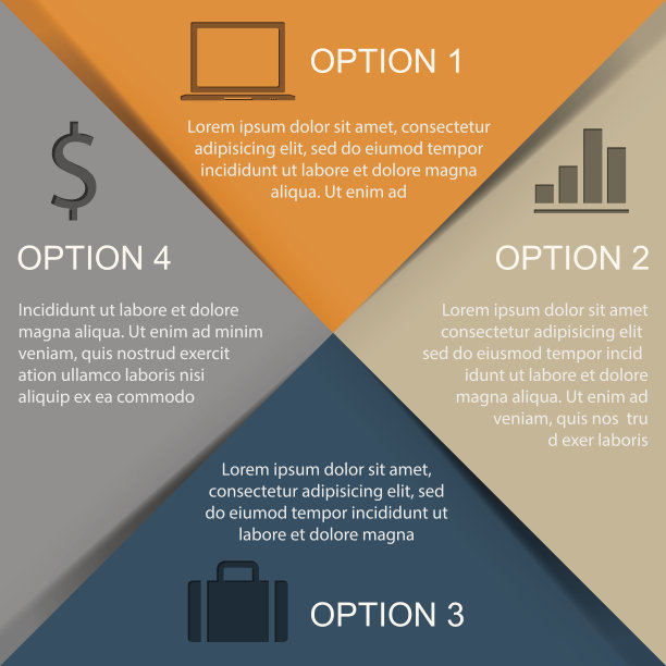重叠的正方形纸图片下载