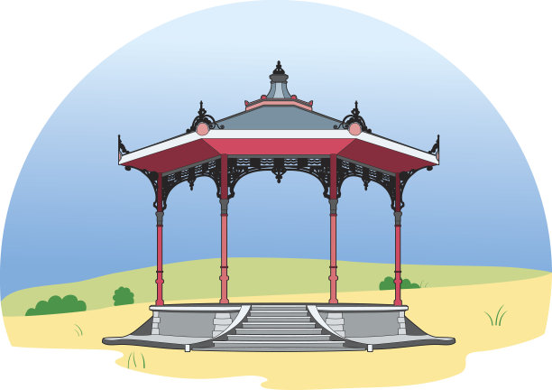 粉红色的露台图片下载