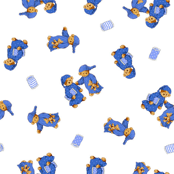 熊图案的睡衣图片下载