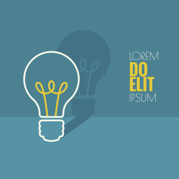 灯泡光的想法图片下载