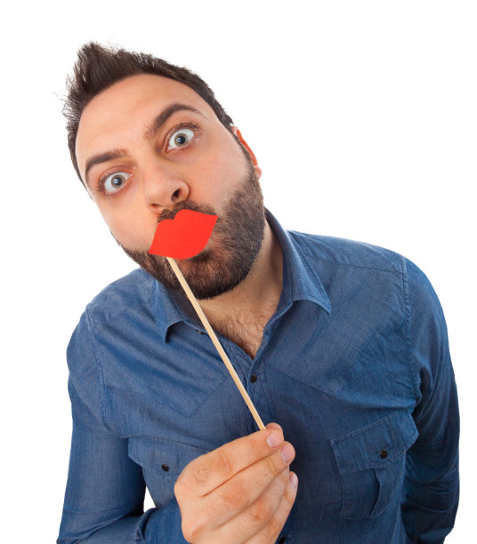 年轻人的嘴唇图片下载