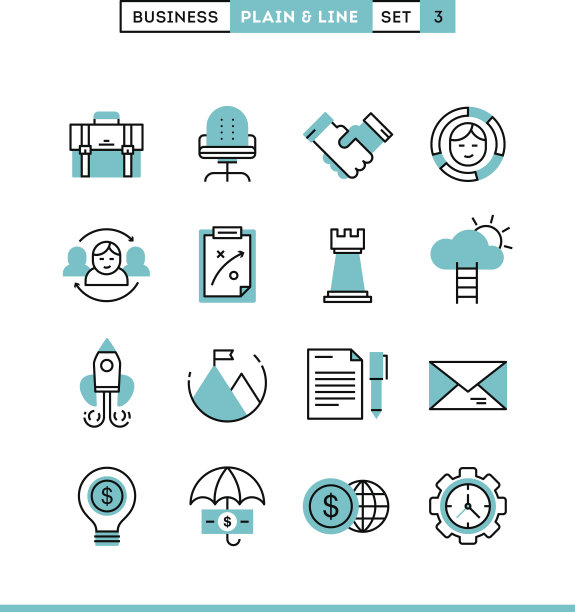 商业、企业家精神、团队合作、目标等等图片下载