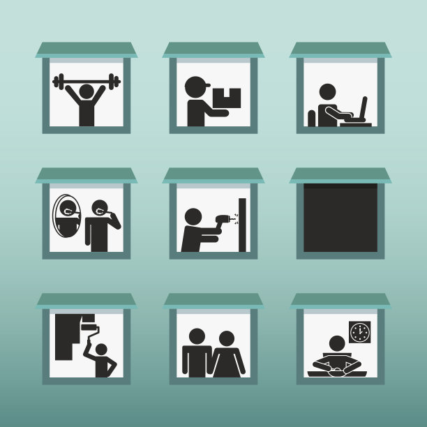 人的活动设计图片下载