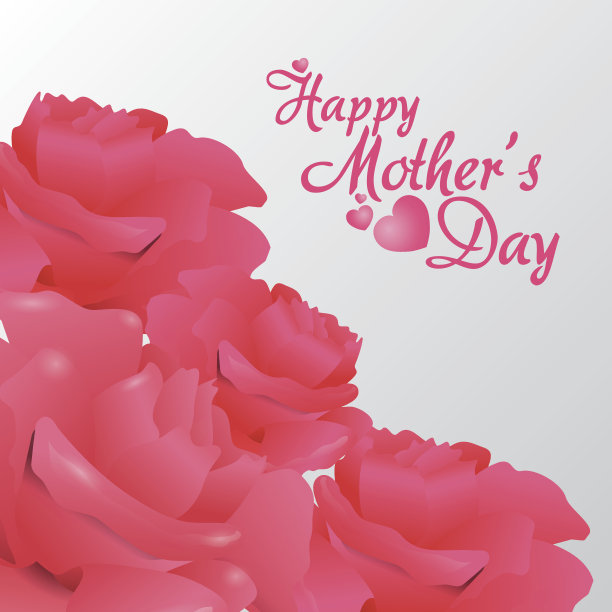 母亲节贺卡设计。图片下载