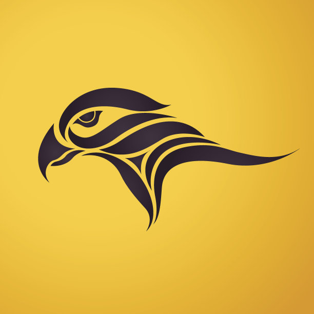 苍鹰标志矢量图片下载