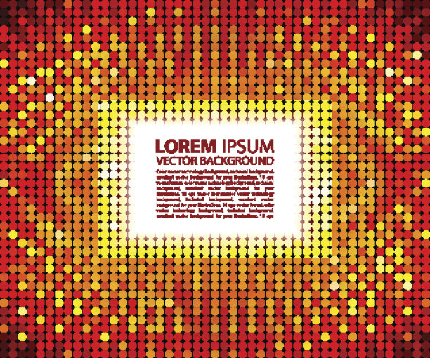 抽象红色方块背景，光栅插图图片下载