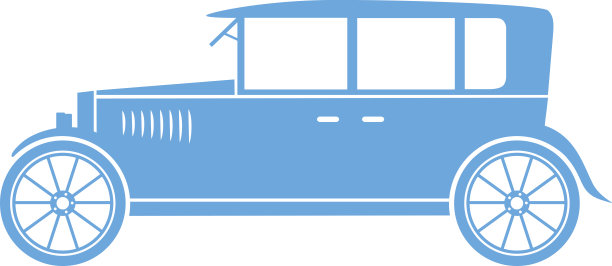 蓝色汽车图标图片下载