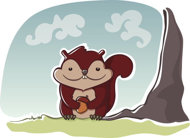 可爱的熊坐着图片下载