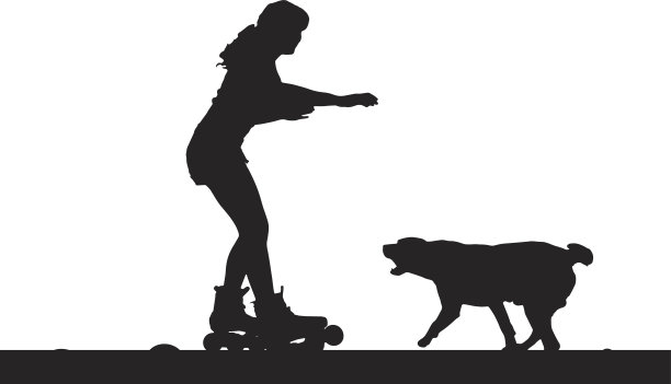 一个女人的矢量剪影。图片下载