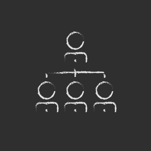 用粉笔画的商务会议图片下载