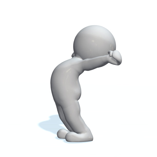 人们孤立在白色上图片下载