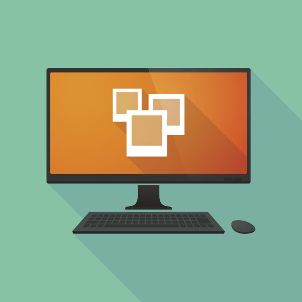 个人电脑和一堆照片图片下载