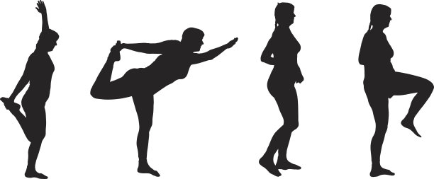 一个女人的矢量剪影。图片下载