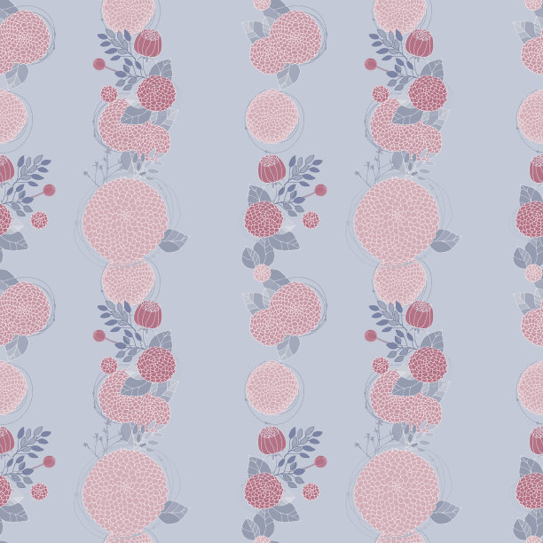 无缝纹理与紫苑图片下载