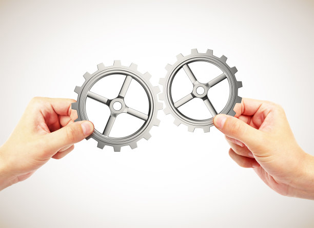 手连接齿轮图片下载