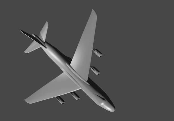 3D飞机模型。图片下载