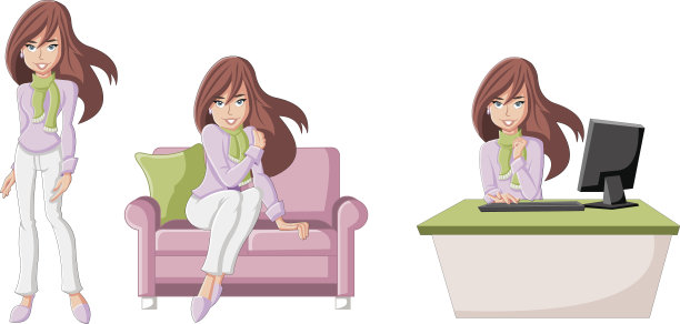 美丽的商业女性图片下载